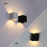 Moderne Aluminium Waterdichte LED Wandlamp Buiten Binnen Gebruik - Stralend thuis Amsterdam