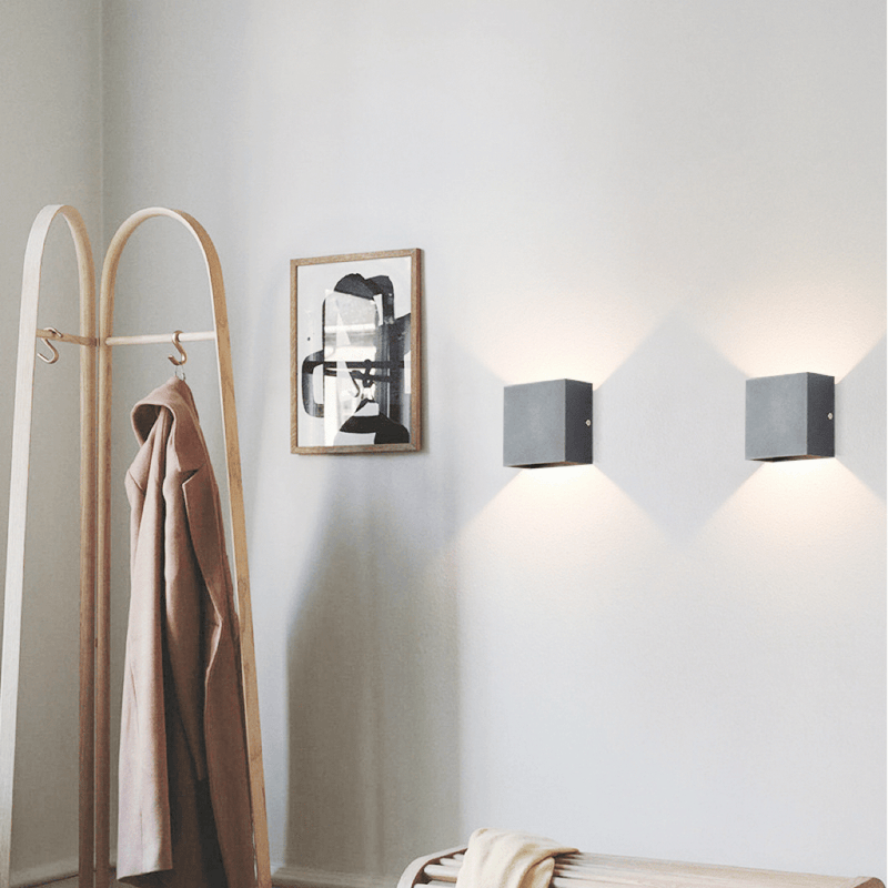 Moderne Aluminium Waterdichte LED Wandlamp Buiten Binnen Gebruik - Stralend thuis Amsterdam