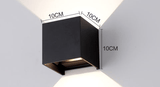 Moderne Aluminium Waterdichte LED Wandlamp Buiten Binnen Gebruik - Stralend thuis Amsterdam