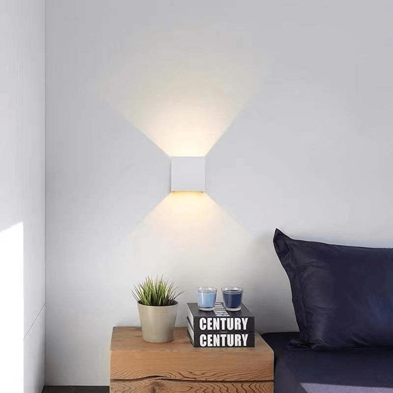 Moderne Aluminium Waterdichte LED Wandlamp Buiten Binnen Gebruik - Stralend thuis Amsterdam
