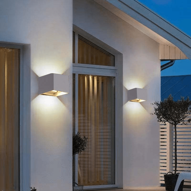 Moderne Aluminium Waterdichte LED Wandlamp Buiten Binnen Gebruik - Stralend thuis Amsterdam