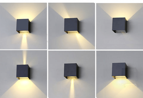 Moderne Aluminium Waterdichte LED Wandlamp Buiten Binnen Gebruik - Stralend thuis Amsterdam