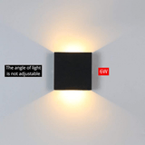 Moderne Aluminium Waterdichte LED Wandlamp Buiten Binnen Gebruik - Stralend thuis Amsterdam