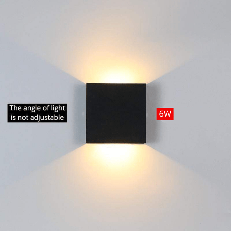 Moderne Aluminium Waterdichte LED Wandlamp Buiten Binnen Gebruik - Stralend thuis Amsterdam