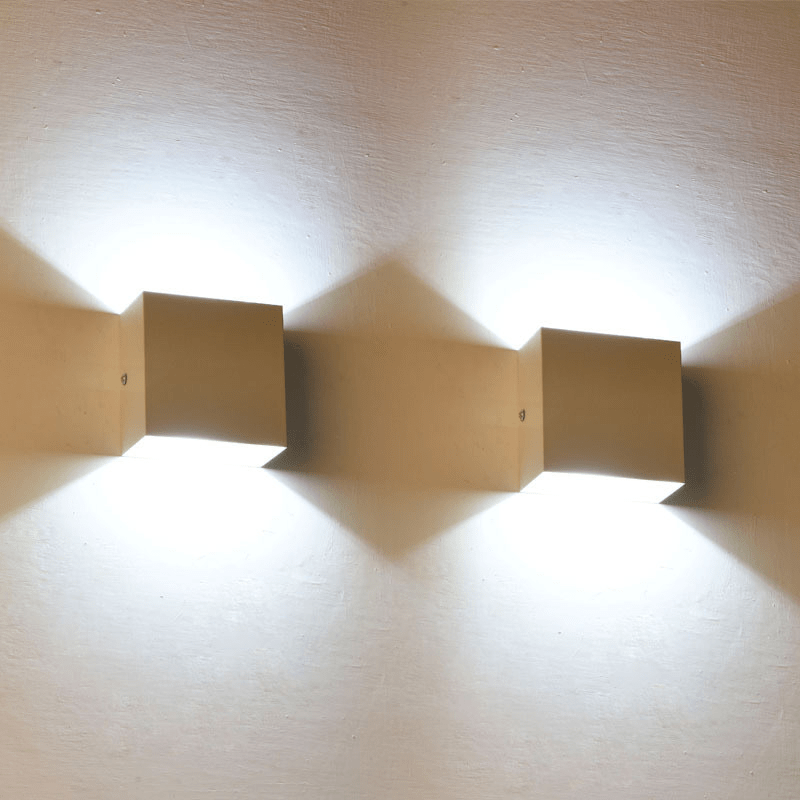 Moderne Aluminium Waterdichte LED Wandlamp Buiten Binnen Gebruik - Stralend thuis Amsterdam