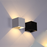 Moderne Aluminium Waterdichte LED Wandlamp Buiten Binnen Gebruik - Stralend thuis Amsterdam