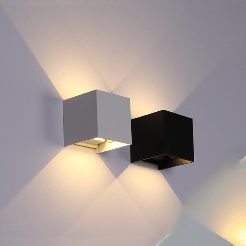 Moderne Aluminium Waterdichte LED Wandlamp Buiten Binnen Gebruik - Stralend thuis Amsterdam
