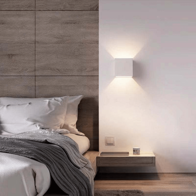 Moderne Aluminium Waterdichte LED Wandlamp Buiten Binnen Gebruik - Stralend thuis Amsterdam