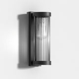Moderne Cilindrische Metaal & Glas IP65 Waterdichte Buitenlamp - Stralend thuis Amsterdam