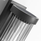 Moderne Cilindrische Metaal & Glas IP65 Waterdichte Buitenlamp - Stralend thuis Amsterdam