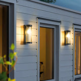 Moderne Cilindrische Metaal & Glas IP65 Waterdichte Buitenlamp - Stralend thuis Amsterdam