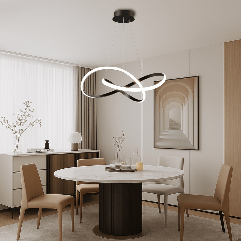 Moderne eetkamer hanglamp - Stralend thuis Amsterdam