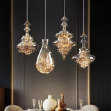 Moderne Grijze Glas Sterrenhemel Hanglamp - Stralend thuis Amsterdam