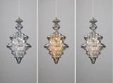 Moderne Grijze Glas Sterrenhemel Hanglamp - Stralend thuis Amsterdam