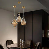 Moderne Grijze Glas Sterrenhemel Hanglamp - Stralend thuis Amsterdam