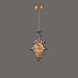 Moderne Grijze Glas Sterrenhemel Hanglamp - Stralend thuis Amsterdam