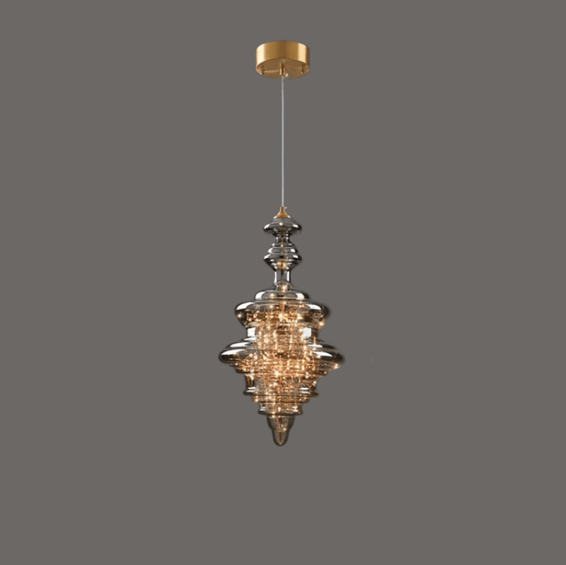 Moderne Grijze Glas Sterrenhemel Hanglamp - Stralend thuis Amsterdam