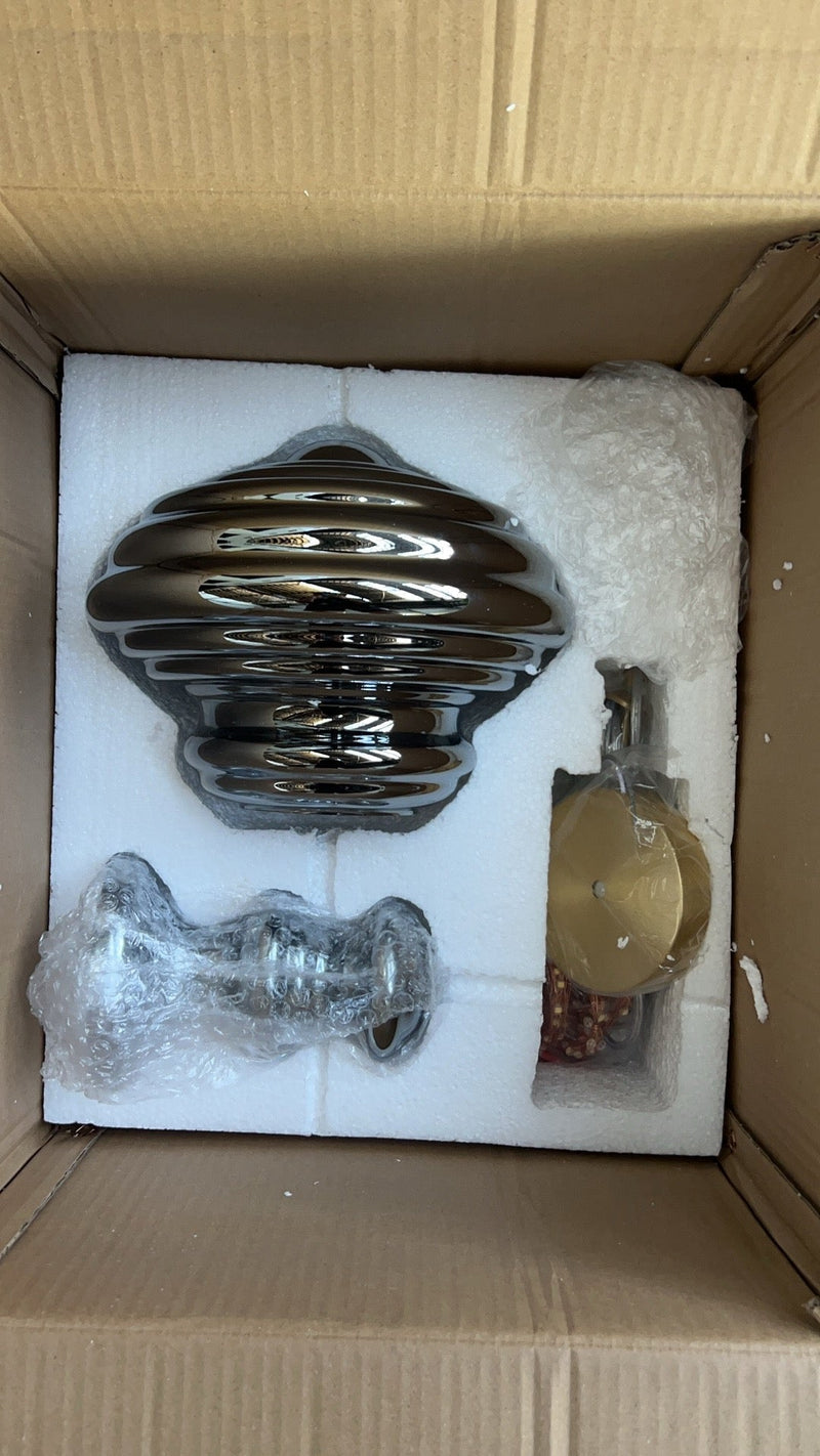 Moderne Grijze Glas Sterrenhemel Hanglamp - Stralend thuis Amsterdam