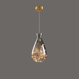 Moderne Grijze Glas Sterrenhemel Hanglamp - Stralend thuis Amsterdam