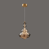 Moderne Grijze Glas Sterrenhemel Hanglamp - Stralend thuis Amsterdam