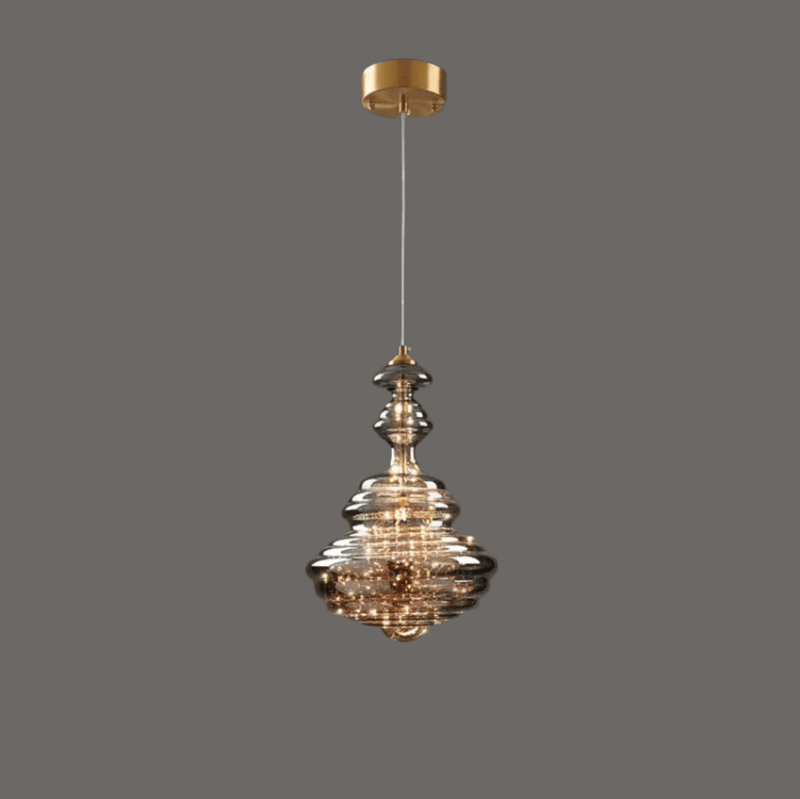 Moderne Grijze Glas Sterrenhemel Hanglamp - Stralend thuis Amsterdam