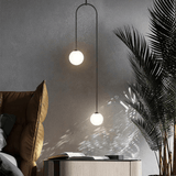 Moderne Hanglamp Glazen Bol 2 - Lichts U - Vormig voor Woonkamer en Slaapkamer - Stralend thuis Amsterdam