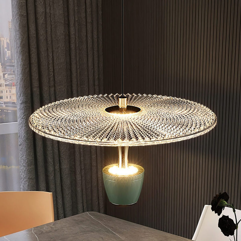 Moderne Led Schijfvormige Hanglamp - Stralend thuis Amsterdam