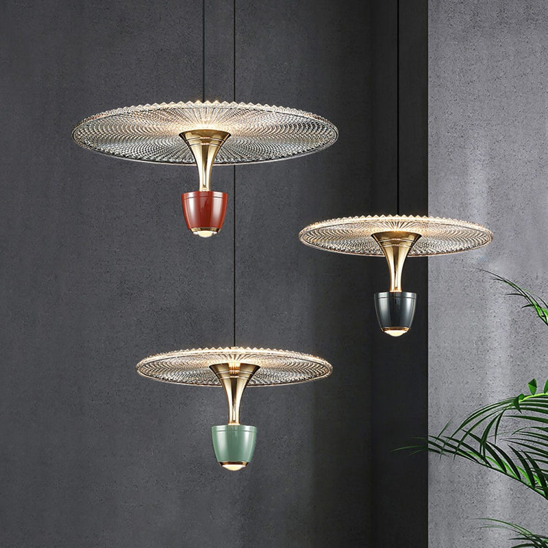 Moderne Led Schijfvormige Hanglamp - Stralend thuis Amsterdam