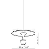 Moderne Led Schijfvormige Hanglamp - Stralend thuis Amsterdam