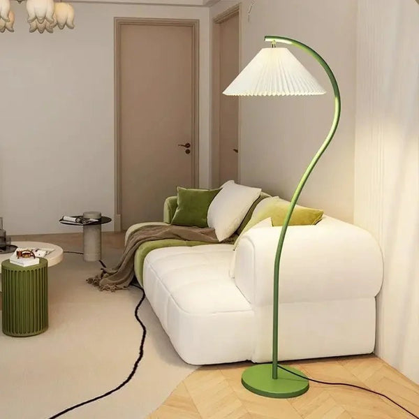 Moderne LED stoffen vloerlamp - Stralend thuis Amsterdam