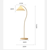 Moderne LED stoffen vloerlamp - Stralend thuis Amsterdam