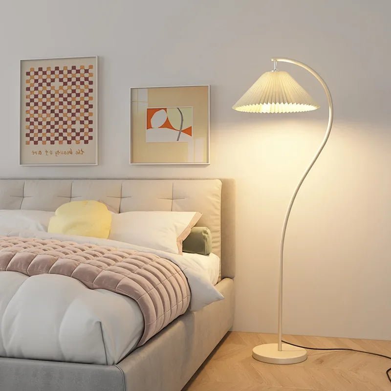 Moderne LED stoffen vloerlamp - Stralend thuis Amsterdam