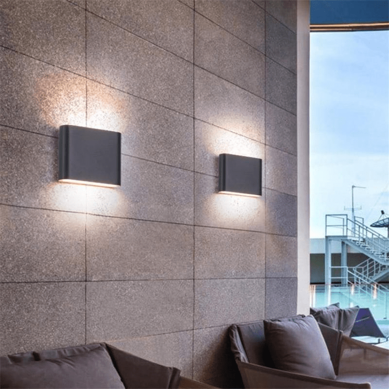 Moderne Led Waterdichte Buiten Op Neer Wandlamp Muur Scone - Stralend thuis Amsterdam