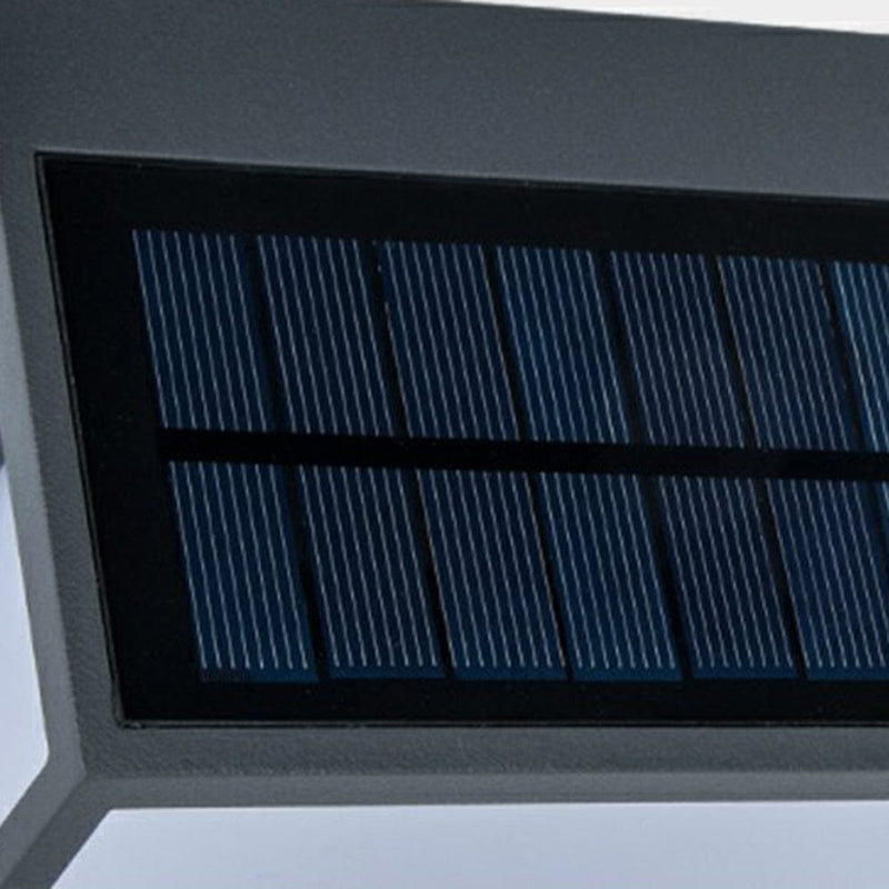 Moderne Rechthoekige Acryl Sensor Zonne - energie IP65 Waterdichte Buitenmuurlamp - Stralend thuis Amsterdam