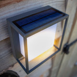 Moderne Rechthoekige Acryl Sensor Zonne - energie IP65 Waterdichte Buitenmuurlamp - Stralend thuis Amsterdam