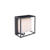 Moderne Rechthoekige Acryl Sensor Zonne - energie IP65 Waterdichte Buitenmuurlamp - Stralend thuis Amsterdam