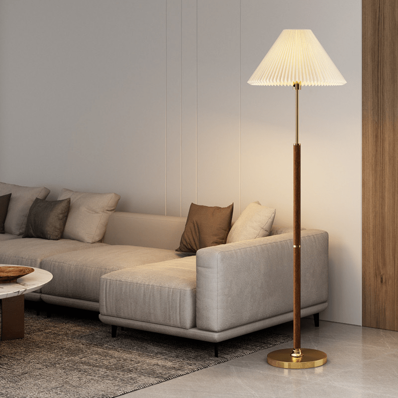 Moderne Rijstpapieren Vloerlamp - Stralend thuis Amsterdam
