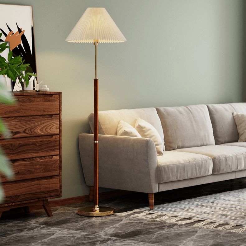 Moderne Rijstpapieren Vloerlamp - Stralend thuis Amsterdam