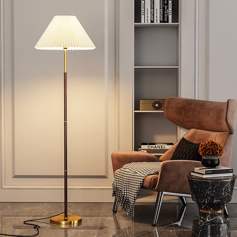 Moderne Rijstpapieren Vloerlamp - Stralend thuis Amsterdam