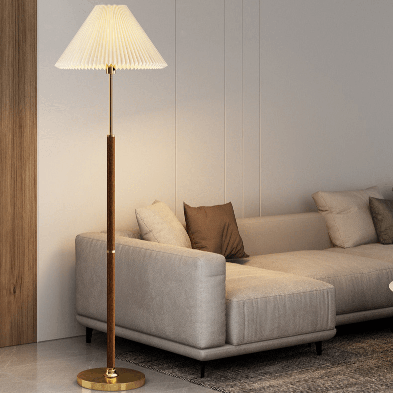 Moderne Rijstpapieren Vloerlamp - Stralend thuis Amsterdam