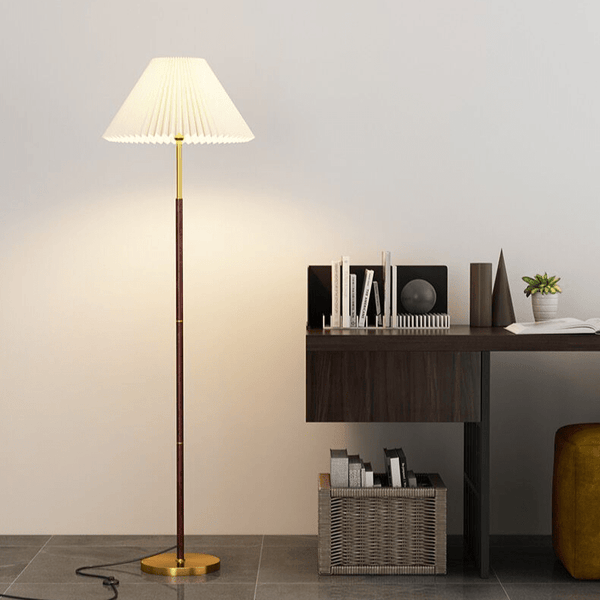 Moderne Rijstpapieren Vloerlamp - Stralend thuis Amsterdam