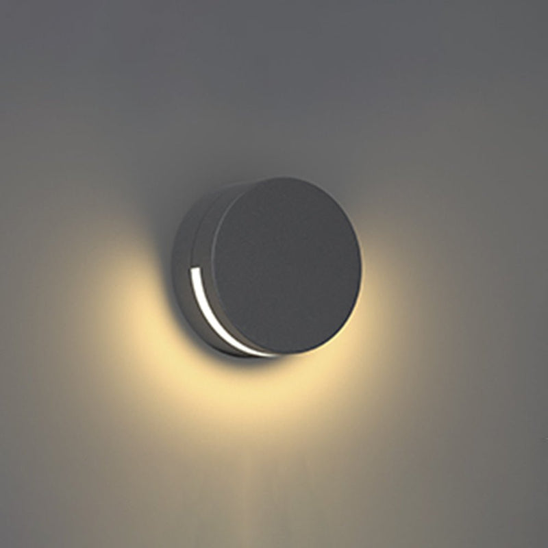 Moderne Ronde Glas IP65 Waterdichte Buiten Wandlamp - Stralend thuis Amsterdam