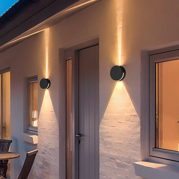 Moderne Ronde Glas IP65 Waterdichte Buiten Wandlamp - Stralend thuis Amsterdam