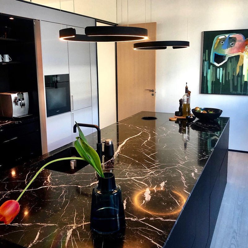 Moderne ronde LED hanglamp - Stralend thuis Amsterdam