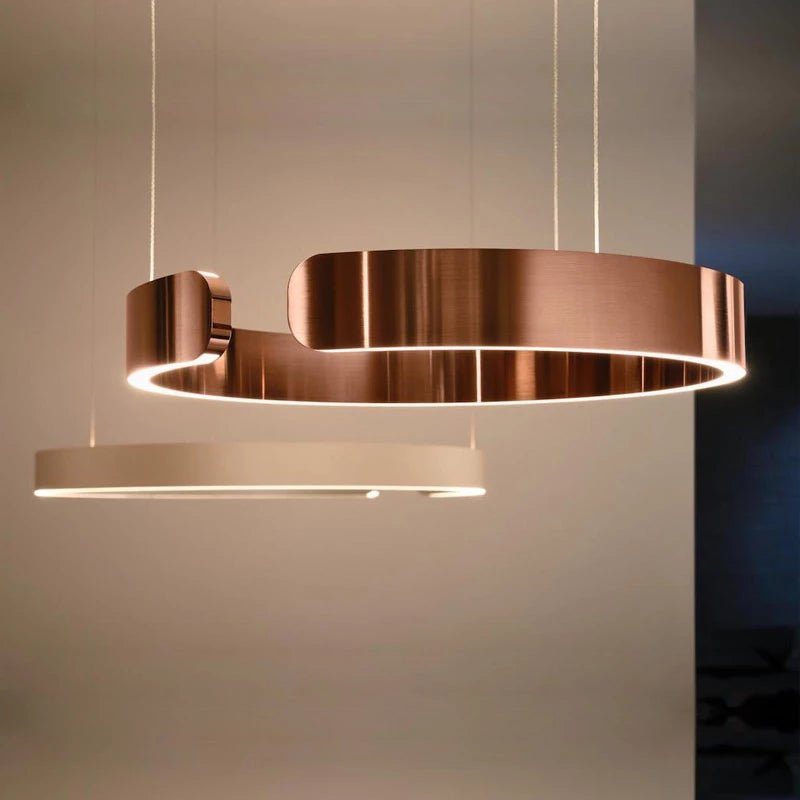 Moderne ronde LED hanglamp - Stralend thuis Amsterdam