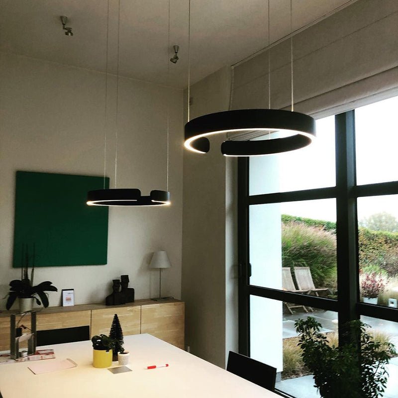 Moderne ronde LED hanglamp - Stralend thuis Amsterdam