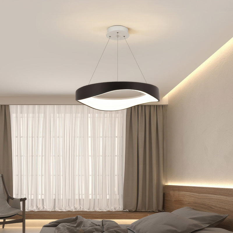 Moderne Ronde LED Hanglamp voor Veelzijdige Binnenverlichting - Stralend thuis Amsterdam