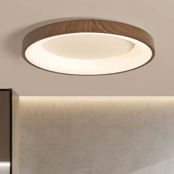 Natuurlijke Houten Plafondlamp - Stralend thuis Amsterdam
