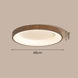 Natuurlijke Houten Plafondlamp - Stralend thuis Amsterdam