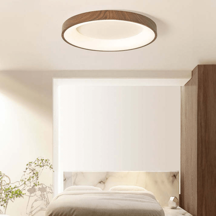 Natuurlijke Houten Plafondlamp - Stralend thuis Amsterdam